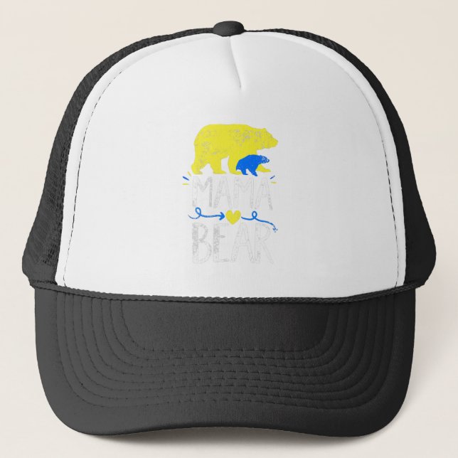 Gorra De Camionero Mama Bear  Down Syndrome Awareness For Moms (Anverso)