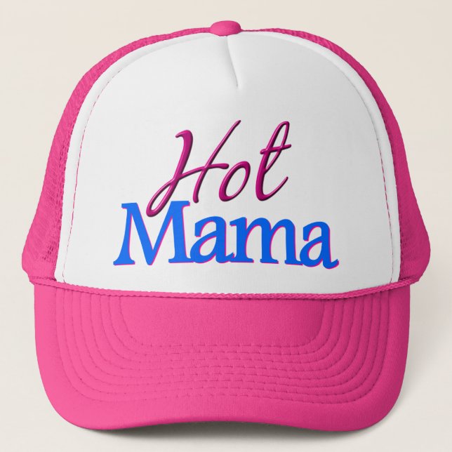 Gorra De Camionero Mamá caliente (Anverso)