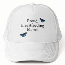 Mamá de amamantamiento orgullosa Blue Butterflies