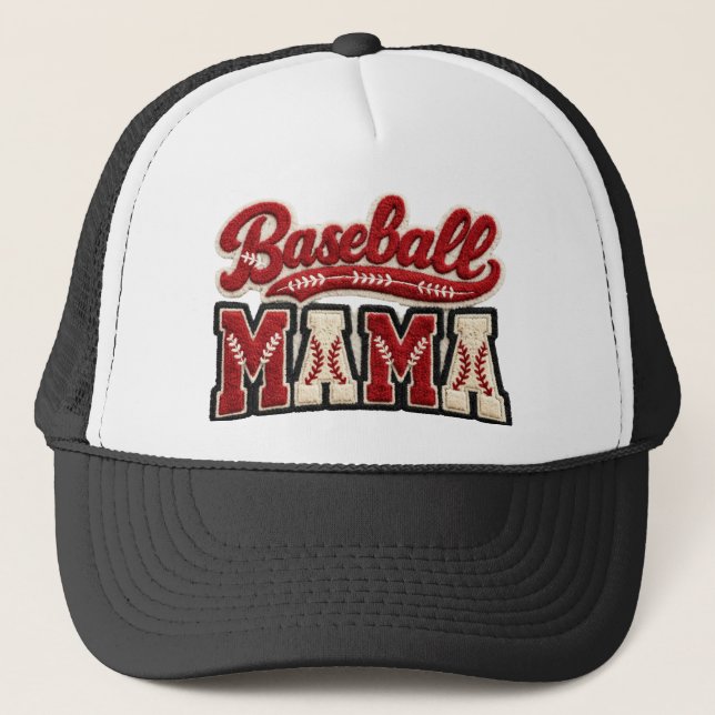 Gorra De Camionero Mamá de béisbol (Anverso)