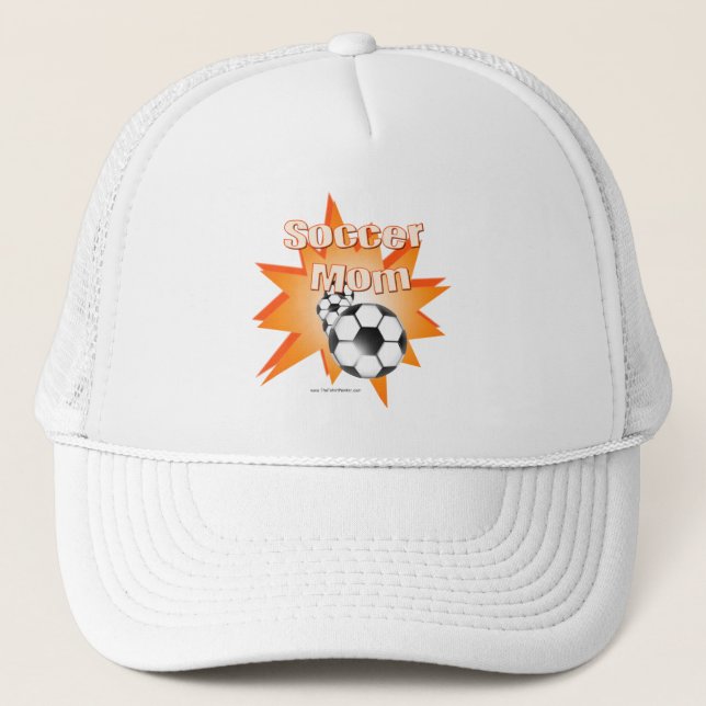 Gorra De Camionero Mamá de fútbol (Anverso)
