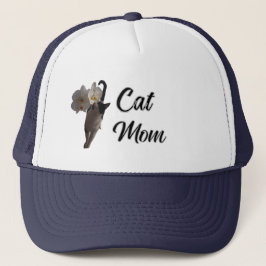Gorra De Camionero Mamá de gato