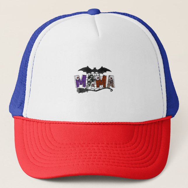 Gorra De Camionero Mamá de Halloween (Anverso)