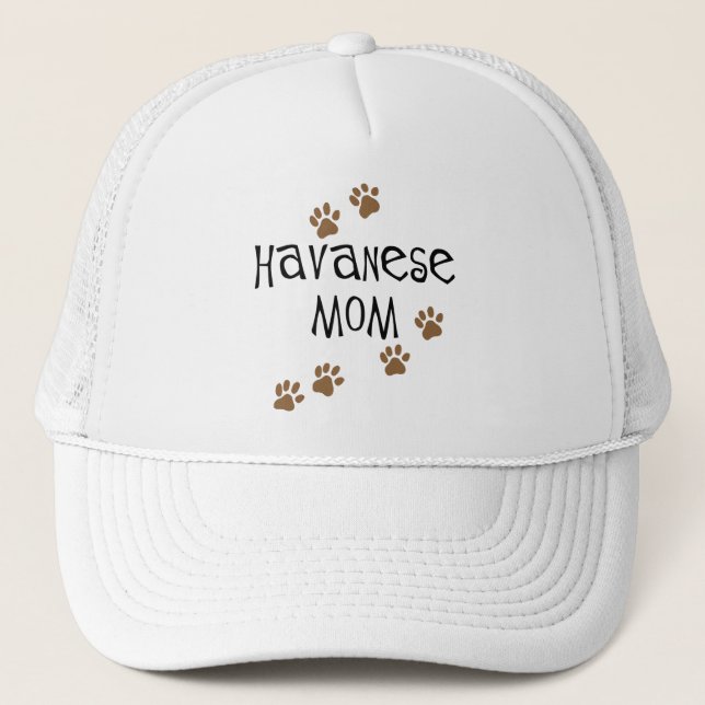 Gorra De Camionero Mamá de Havanese (Anverso)