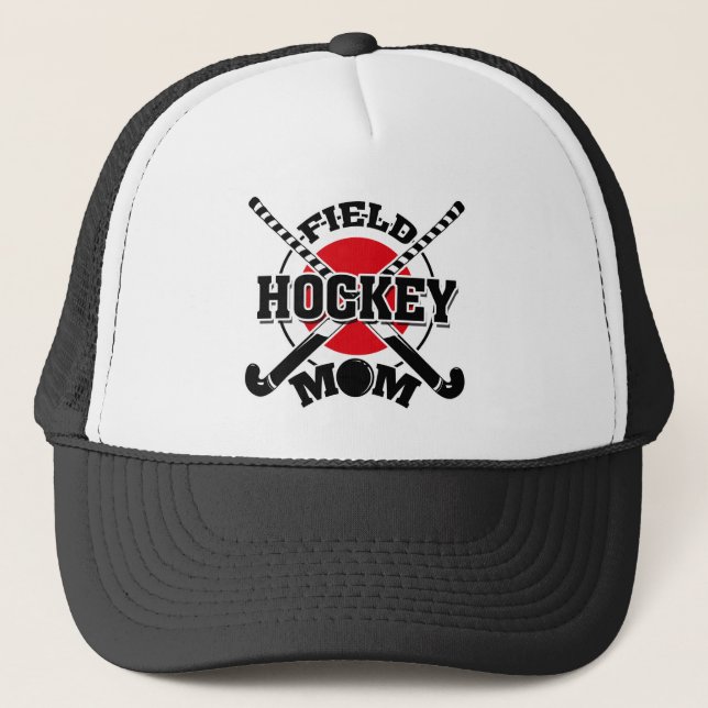 Gorra De Camionero Mamá de hockey (Anverso)