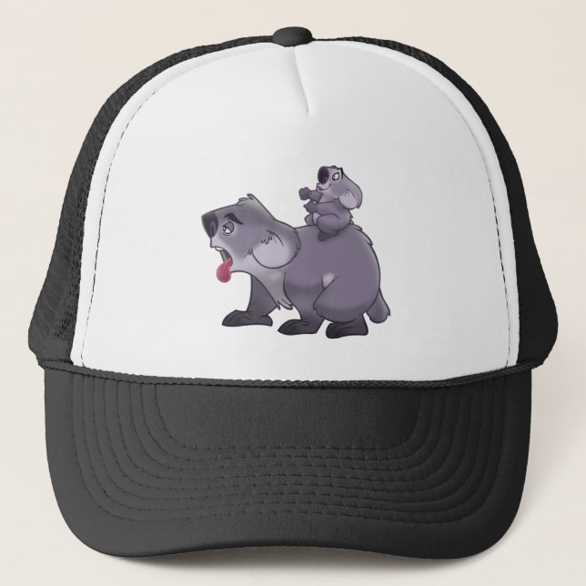Gorra De Camionero Mamá de la koala (Anverso)