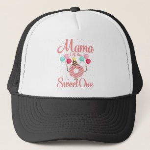 Gorra De Camionero Mamá De Los Dulces Una Familia Coincidiendo Primer