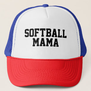 Gorra De Camionero Mamá de sóftbol divertida mamá de deportes