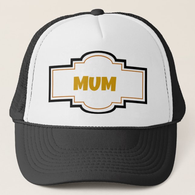 Gorra De Camionero Mamá decorativa (Anverso)