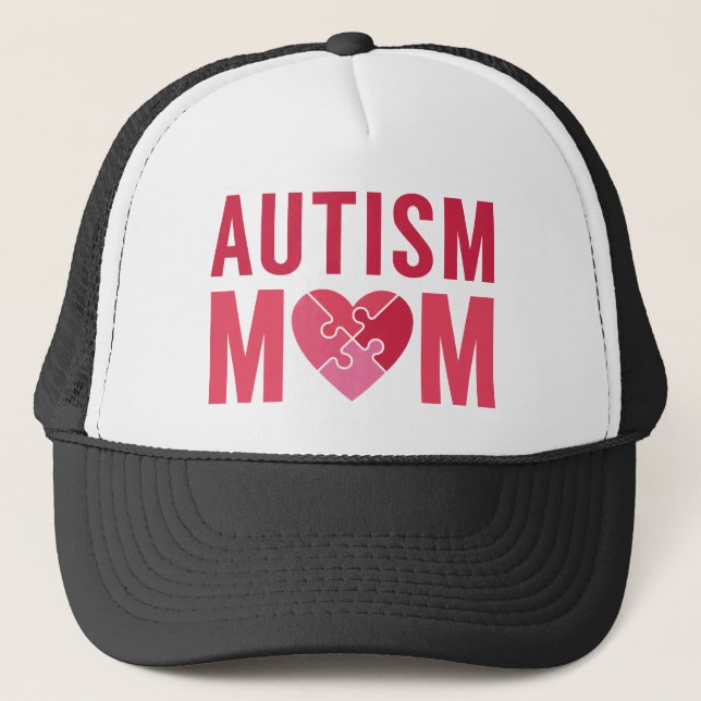 Gorra De Camionero Mamá del autismo (Anverso)