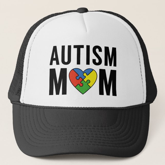 Gorra De Camionero Mamá del autismo (Anverso)