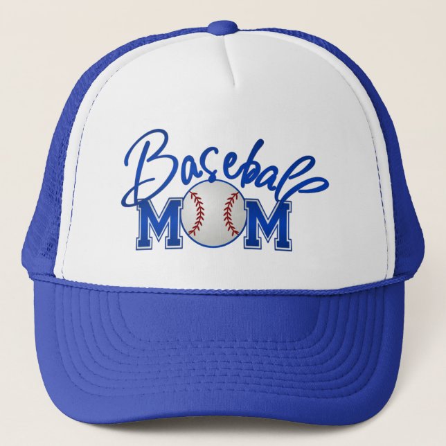Gorra De Camionero Mamá del béisbol (Anverso)
