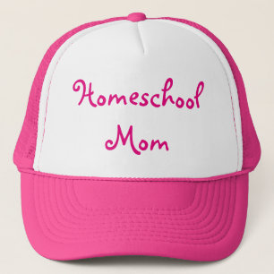 Gorra De Camionero Mamá del colegio rosado