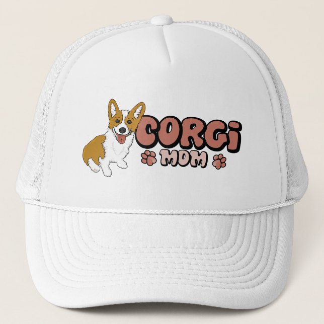 Gorra De Camionero Mamá del Corgi (Anverso)