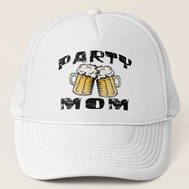 Gorra De Camionero Mamá del fiesta (Anverso)