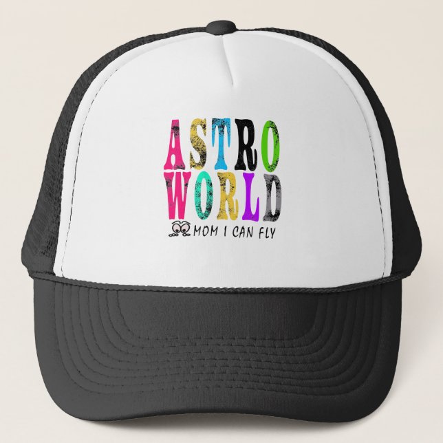 Gorra De Camionero mamá del mundo astro puedo volar (Anverso)