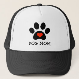 Gorra De Camionero Mamá del perro de Pawprint