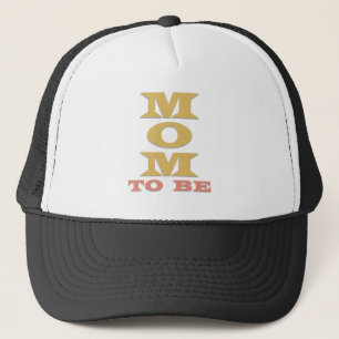 Gorra De Camionero Mamá del texto del melón/del oro a ser