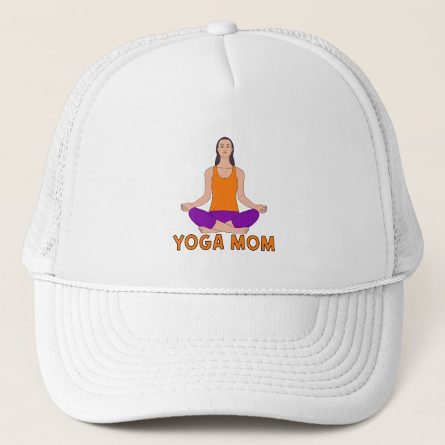 Gorra De Camionero Mamá del yoga (Anverso)