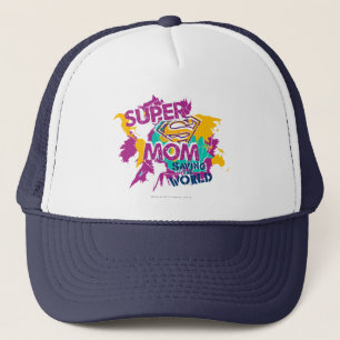 Gorra De Camionero Mamá estupenda que ahorra el mundo