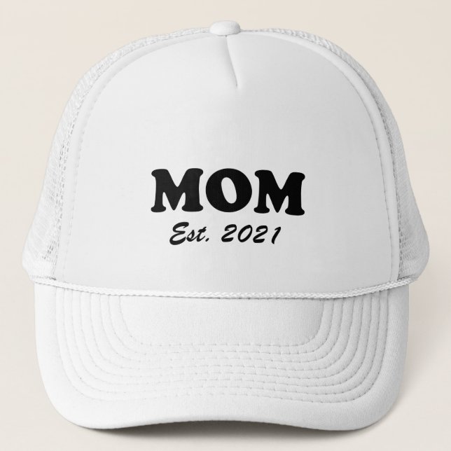 Gorra De Camionero Mamá, madre Personalizado, día de la madre, regalo (Anverso)