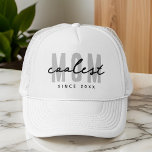 Gorra De Camionero Mamá más fría desde el 20XX de la adormidera simpl<br><div class="desc">Este diseño sencillo y moderno se compone de una tipografía de san serif.</div>