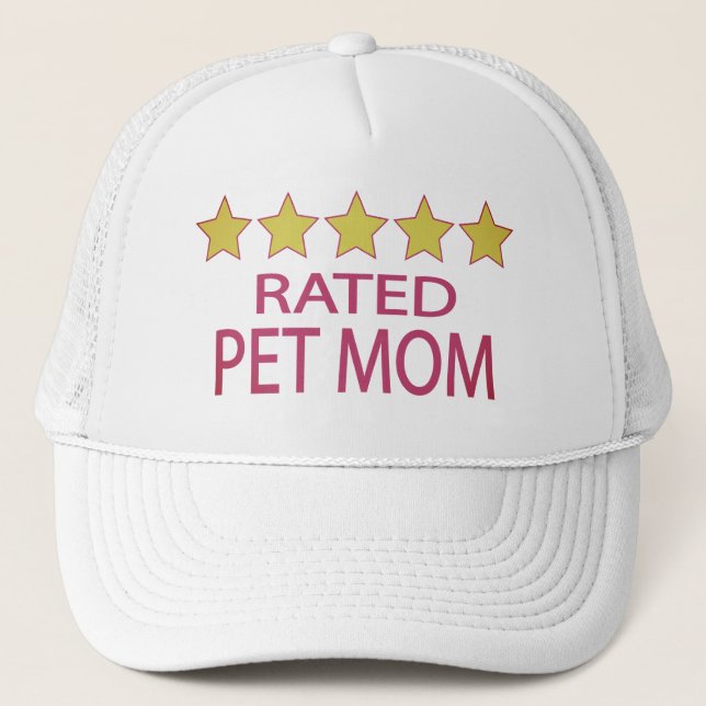 Gorra De Camionero Mamá Mascota de cinco estrellas (Anverso)