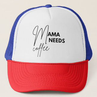 Gorra De Camionero Mamá necesita café