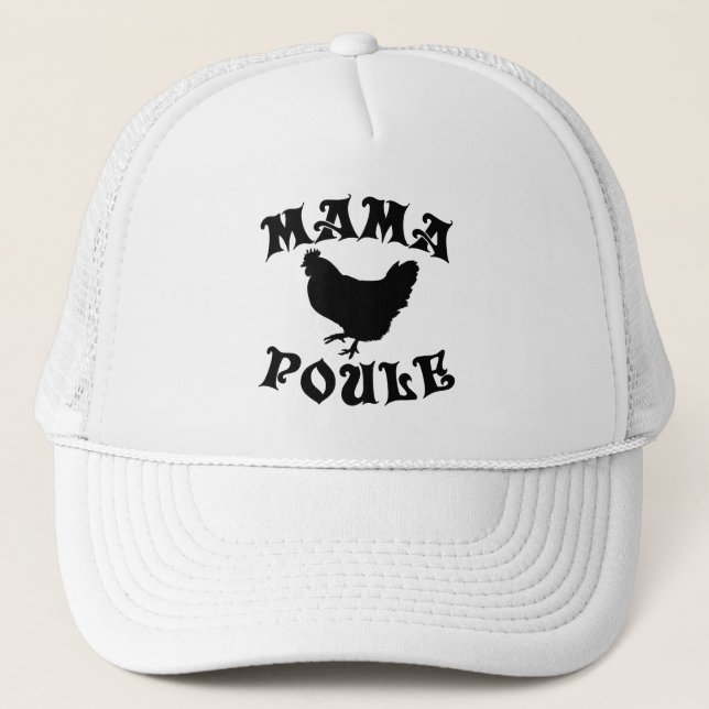 Gorra De Camionero Mama Poule (Anverso)