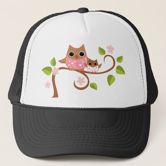 Gorra De Camionero Mama y Owls (Anverso)
