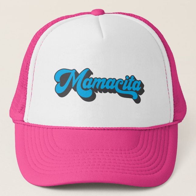 Gorra De Camionero Mamacita Latina Lettering (Anverso)