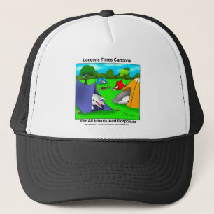 Gorra De Camionero Mamíferos Marinos Acampando Amantes de Chistes Div