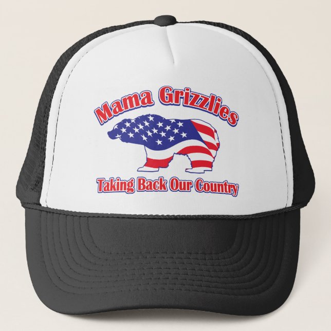 Gorra De Camionero Mamma-Grizzly (Anverso)