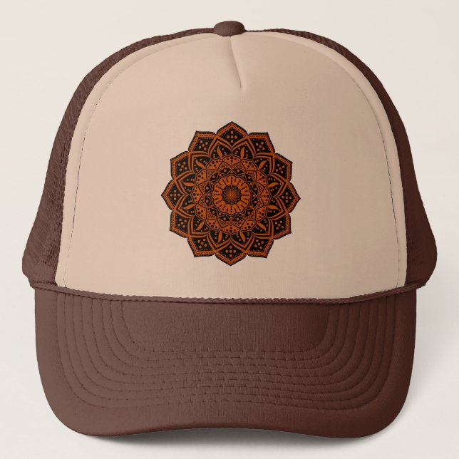 Gorra de camionero Mandala (Anverso)