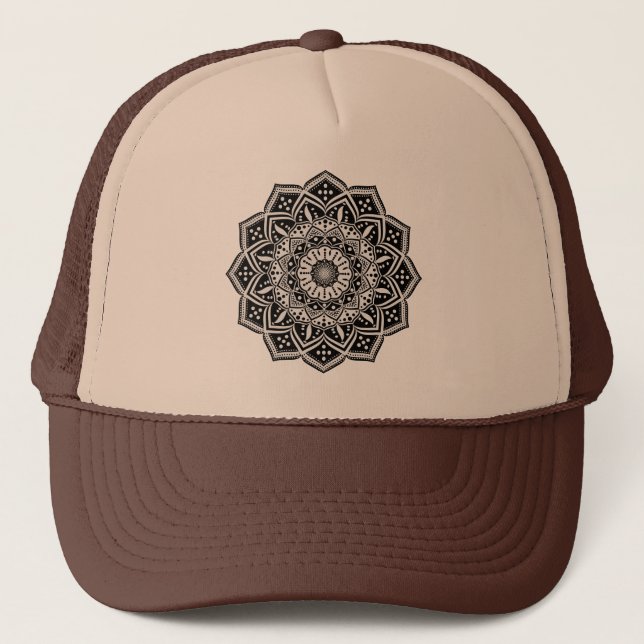Gorra de camionero Mandala (Anverso)