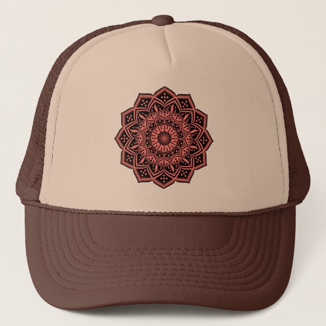 Gorra de camionero Mandala (Anverso)