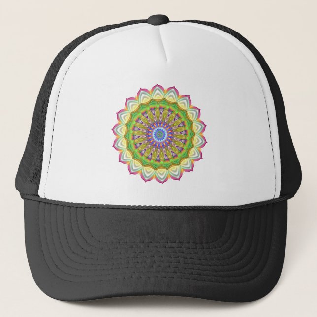 Gorra De Camionero Mandala - complejidad (Anverso)