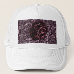 Gorra De Camionero Mandala de rosa 