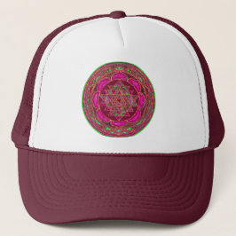 Gorra De Camionero Mandala de Sri Lakshmi Yantra
