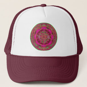 Gorra De Camionero Mandala de Sri Lakshmi Yantra
