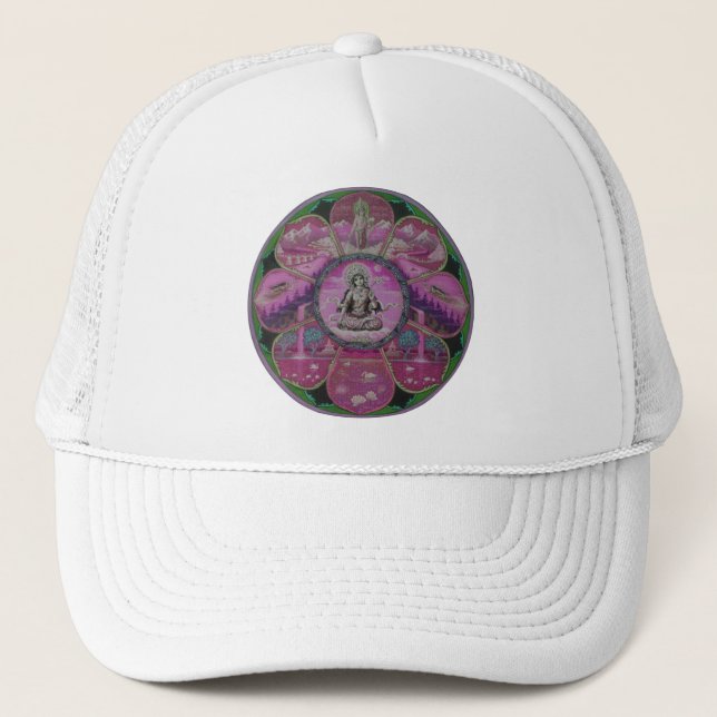 Gorra De Camionero Mandala de Tara de la diosa (Anverso)