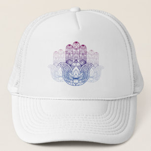 Gorra De Camionero Mandala Henna Lotus Hand