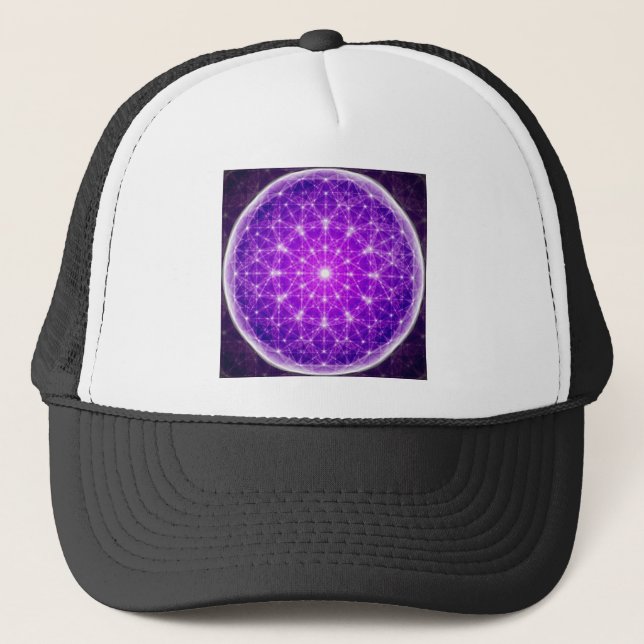 Gorra De Camionero Mandala llena de D'Light (Anverso)