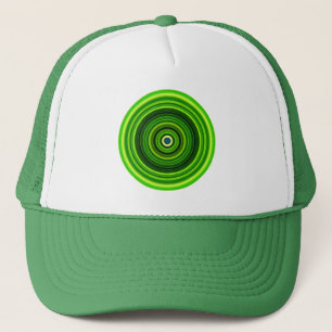Gorra De Camionero Mandala verde geomagnética-64555