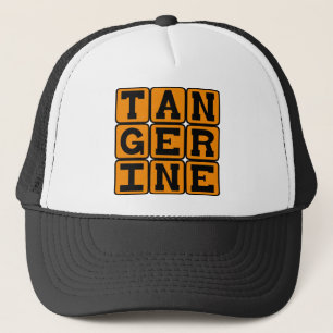 Gorra De Camionero Mandarina, Fruta y Color
