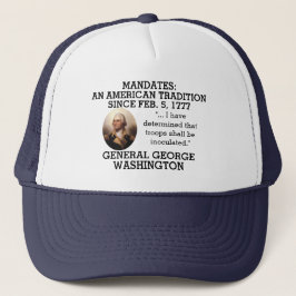 Gorra De Camionero Mandatos de George Washington desde 1777    