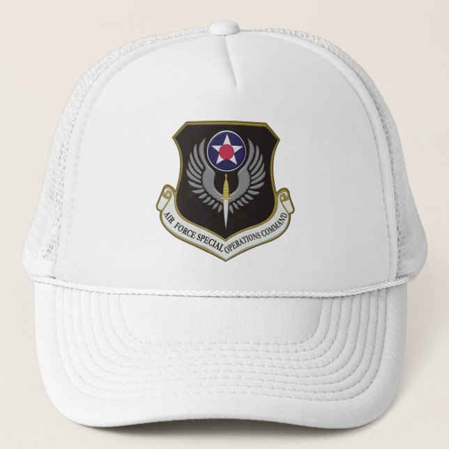 Gorra De Camionero Mando de Operaciones Especiales de la Fuerza Aérea (Anverso)