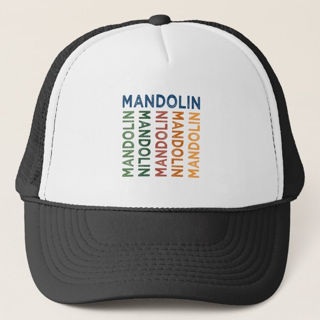 Gorra De Camionero Mandolin Colorful (Anverso)