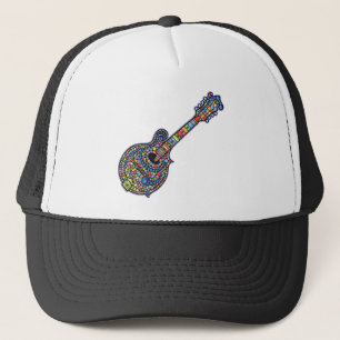 Gorra De Camionero Mandolina del mosaico