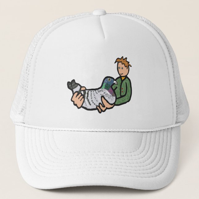 Gorra De Camionero Manejo de palomas (Anverso)